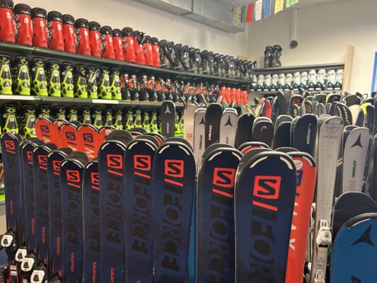 Ski rental shop
